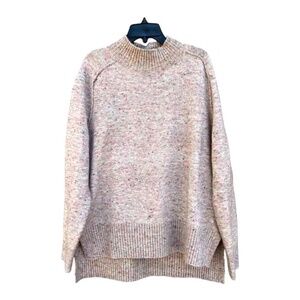 LOFT Flecked Pullover Sweater